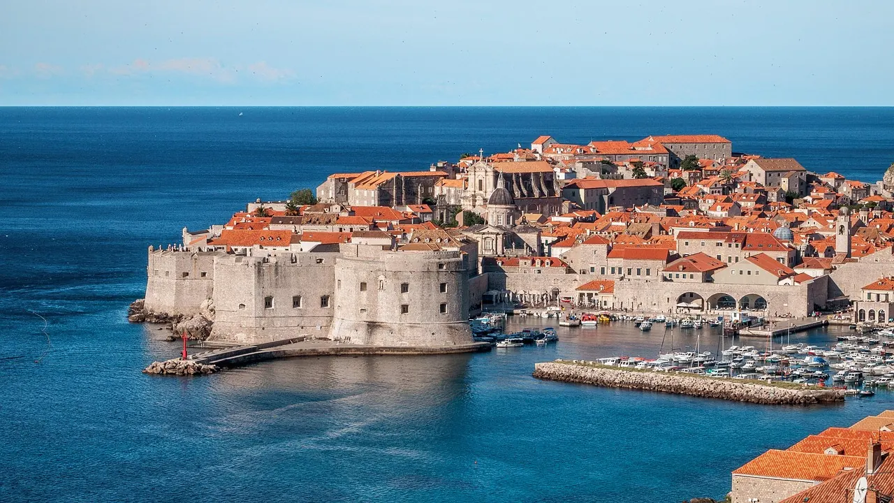 Dubrovnik from Above: River, Bridge & Srđ